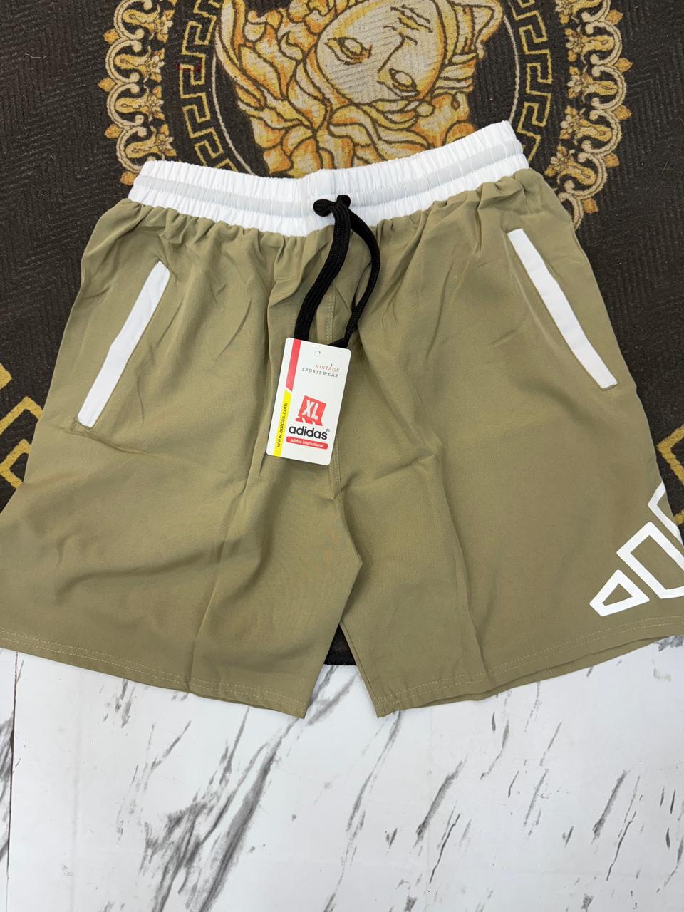 ADIBAS SHORTS - GREENISH View 1