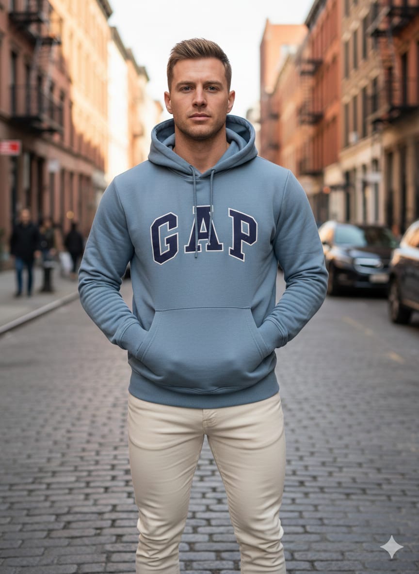 GAP HOODIE J-JDV - Blue View 1